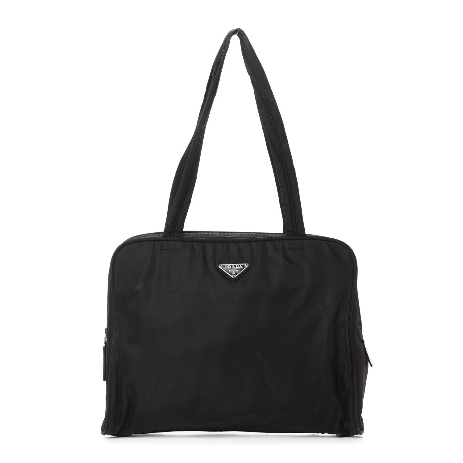 Prada Tessuto Nylon Shoulder Bag Black 1 of 10