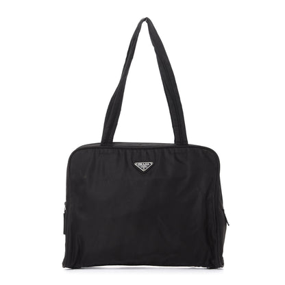 Prada Tessuto Nylon Shoulder Bag Black 1 of 10