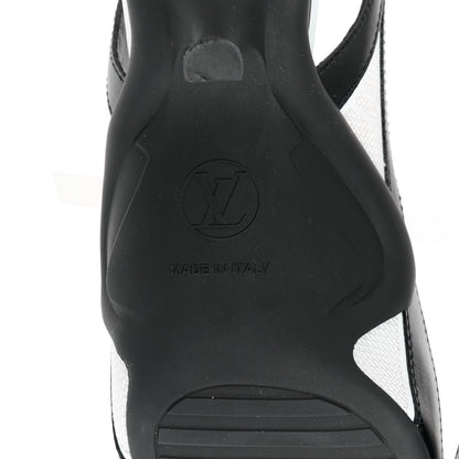 Louis Vuitton Calfskin Archlight Slingback Pumps 37 Black White 6 of 10