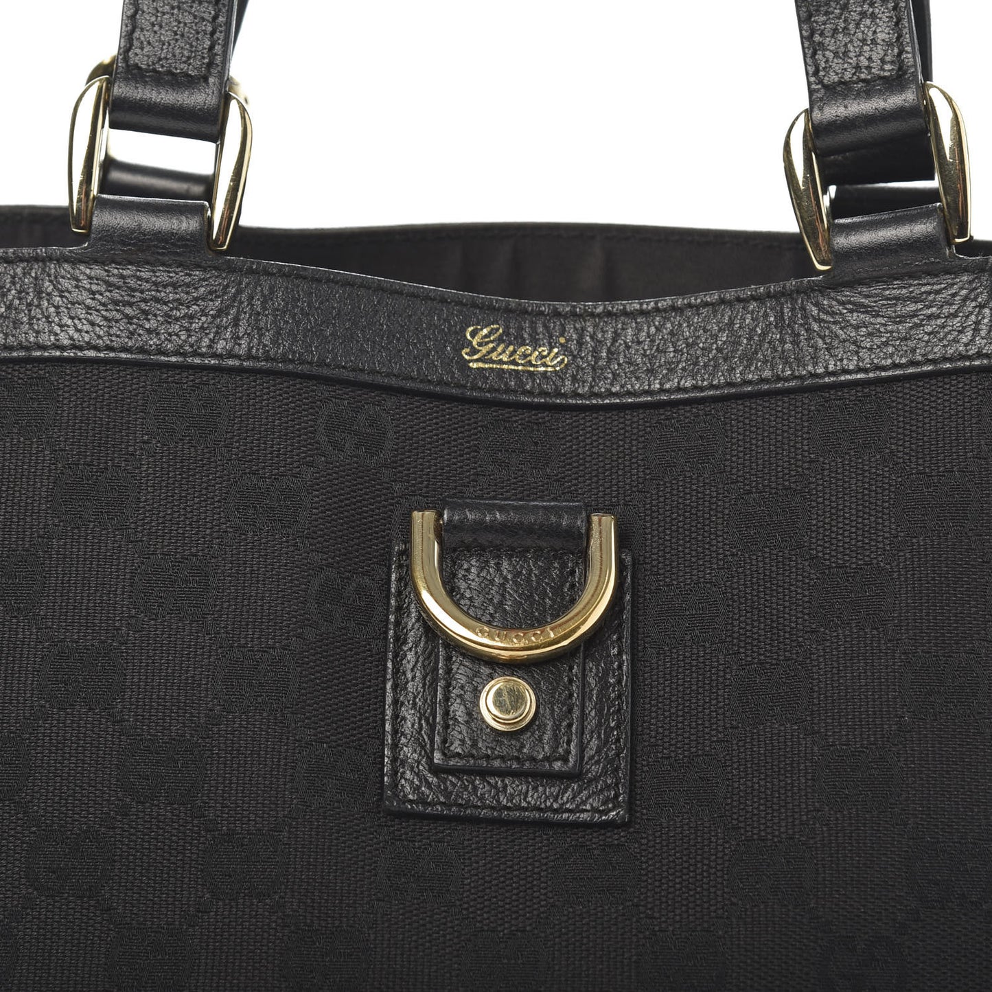 Monogram Small Abbey Tote Black