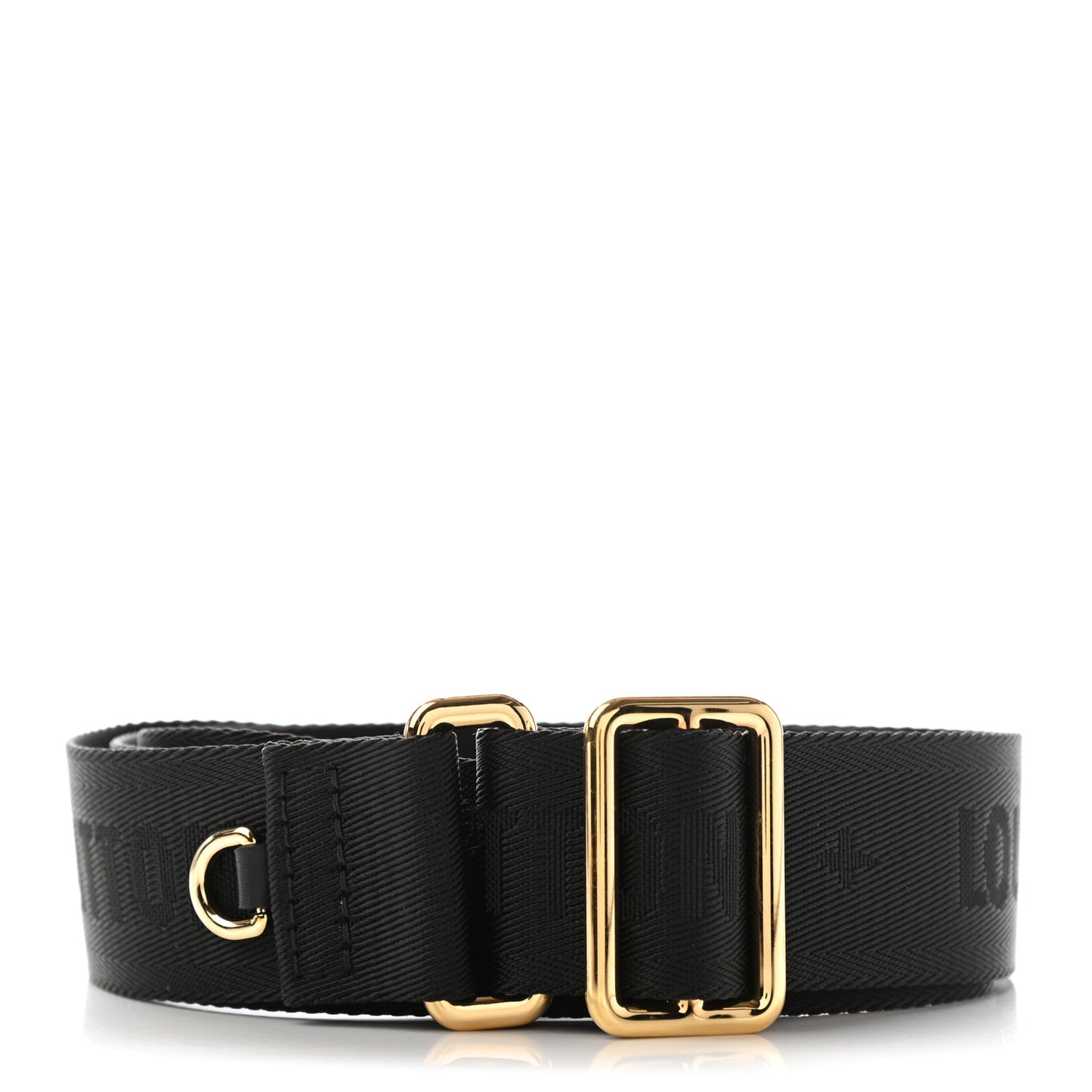 Nylon Petite Malle Souple Shoulder Strap Black