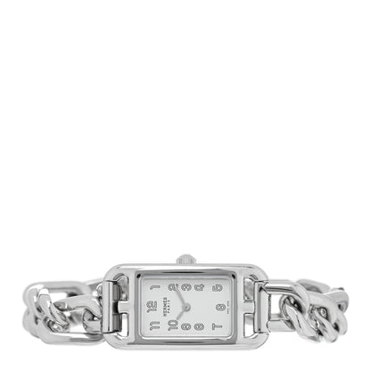 Hermes Stainless Steel 17mm Nantucket Quartz Watch 2 of 5