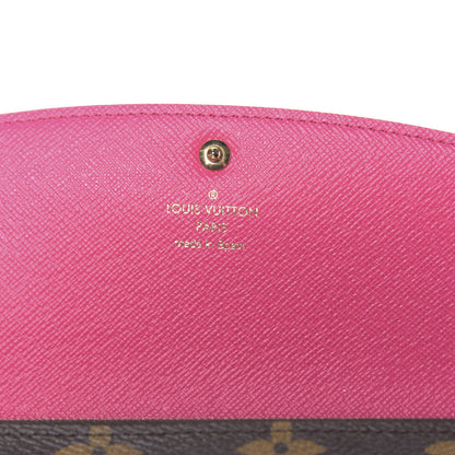 Louis Vuitton Monogram Bloom Flower Emilie Wallet 6 of 7