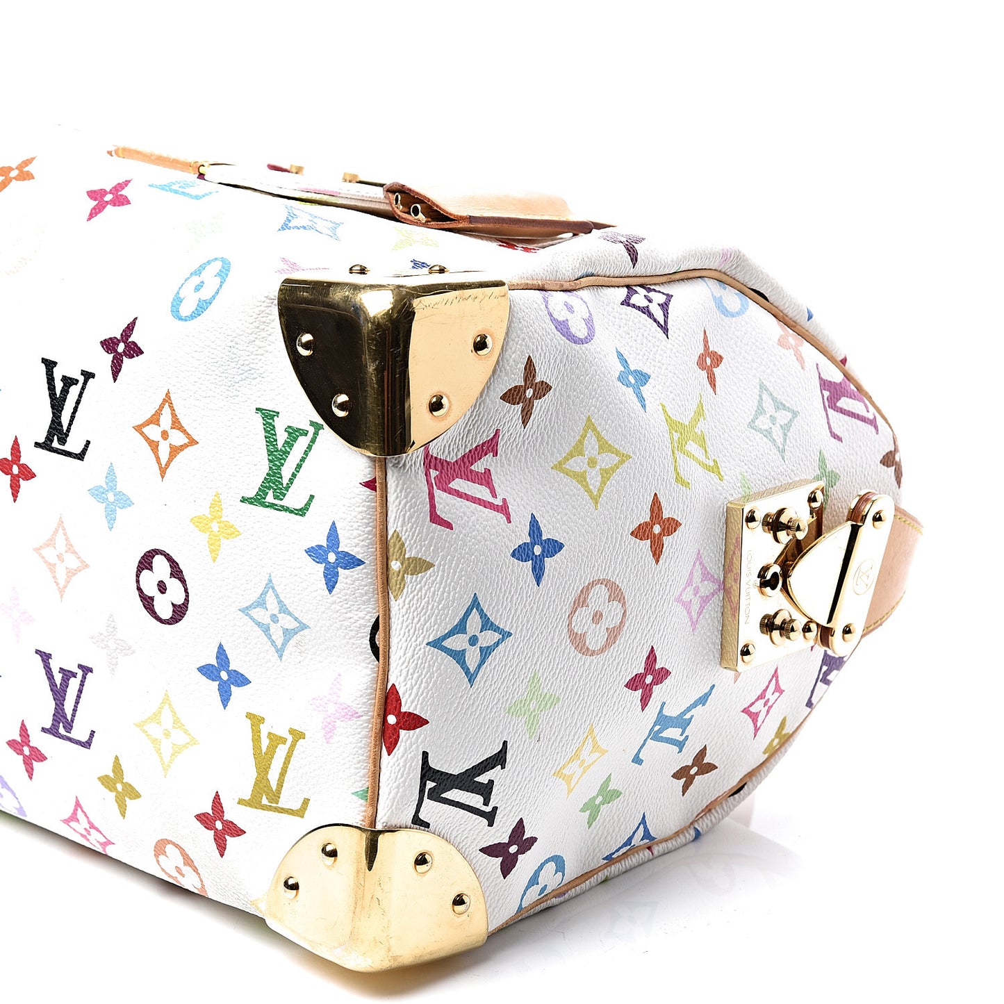 Monogram Multicolor Speedy 30 White