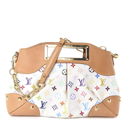 Louis Vuitton Monogram Multicolor Judy MM White 1 of 8