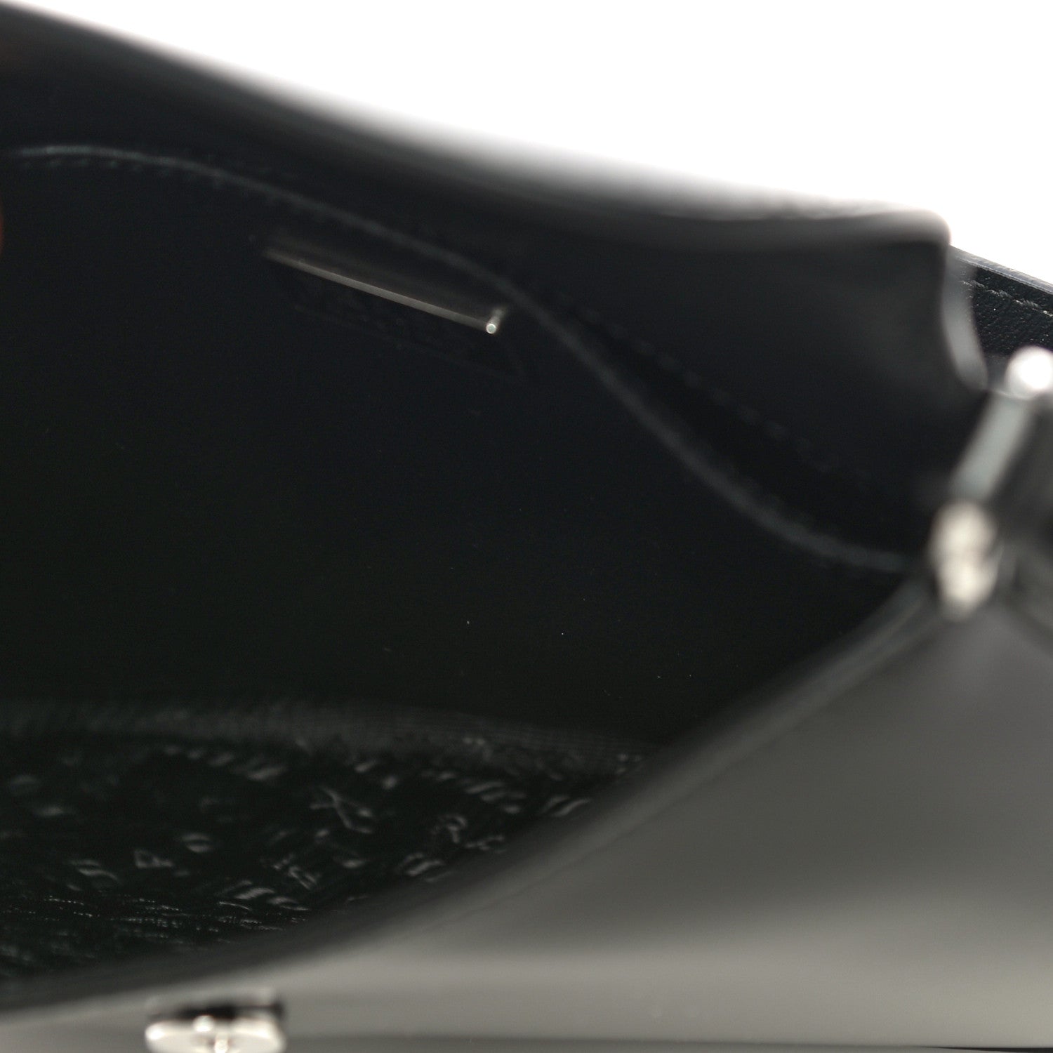 Prada Spazzolato Cleo Flap Shoulder Bag Black 5 of 10