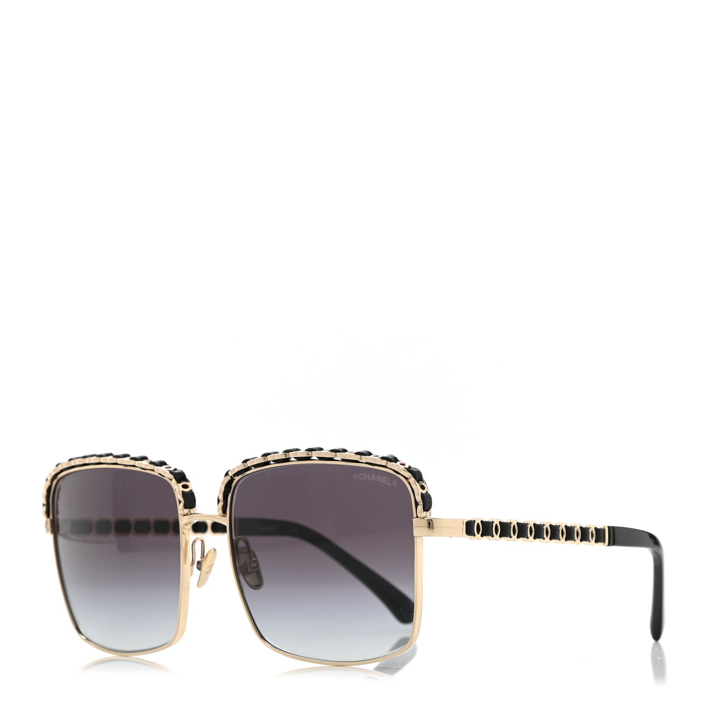 Metal Square Chain Sunglasses 71369 Grey