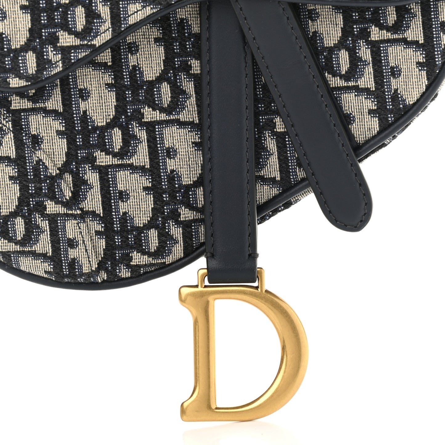 Oblique Mini Saddle Bag Blue
