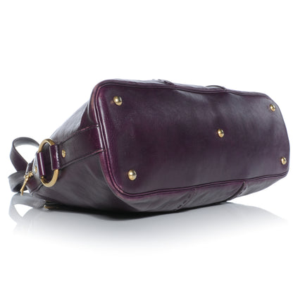 Saint Laurent Leather Large Muse Purple 4 of 7