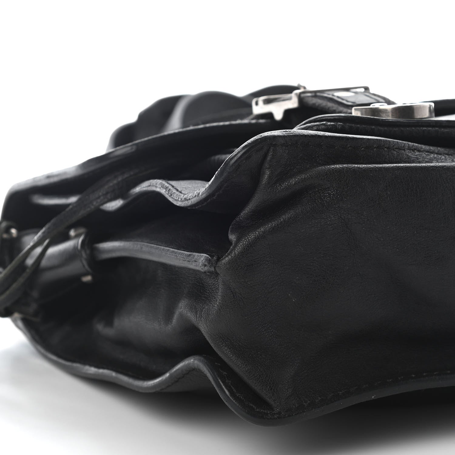 Balenciaga Agneau Messenger Black 8 of 10