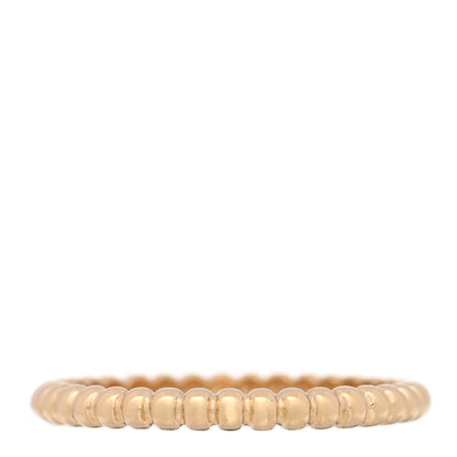 Van Cleef & Arpels 18K Yellow Gold Small Perlee Ring 54 6.75 3 of 4