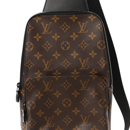 Louis Vuitton Monogram Macassar Avenue Sling Bag 7 of 9