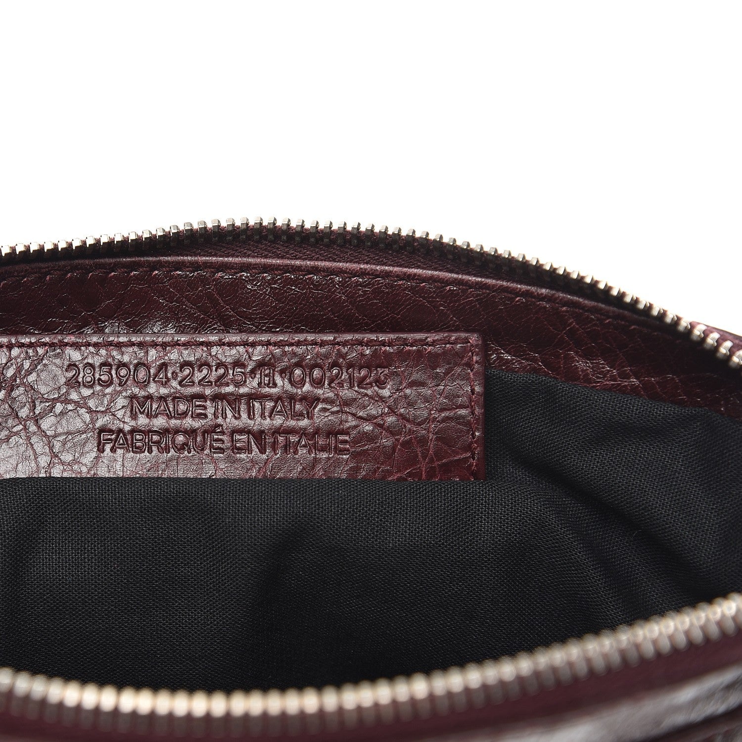 Balenciaga Agneau Arena Classic Hardware Grip Wallet Acajou Fonce 7 of 7