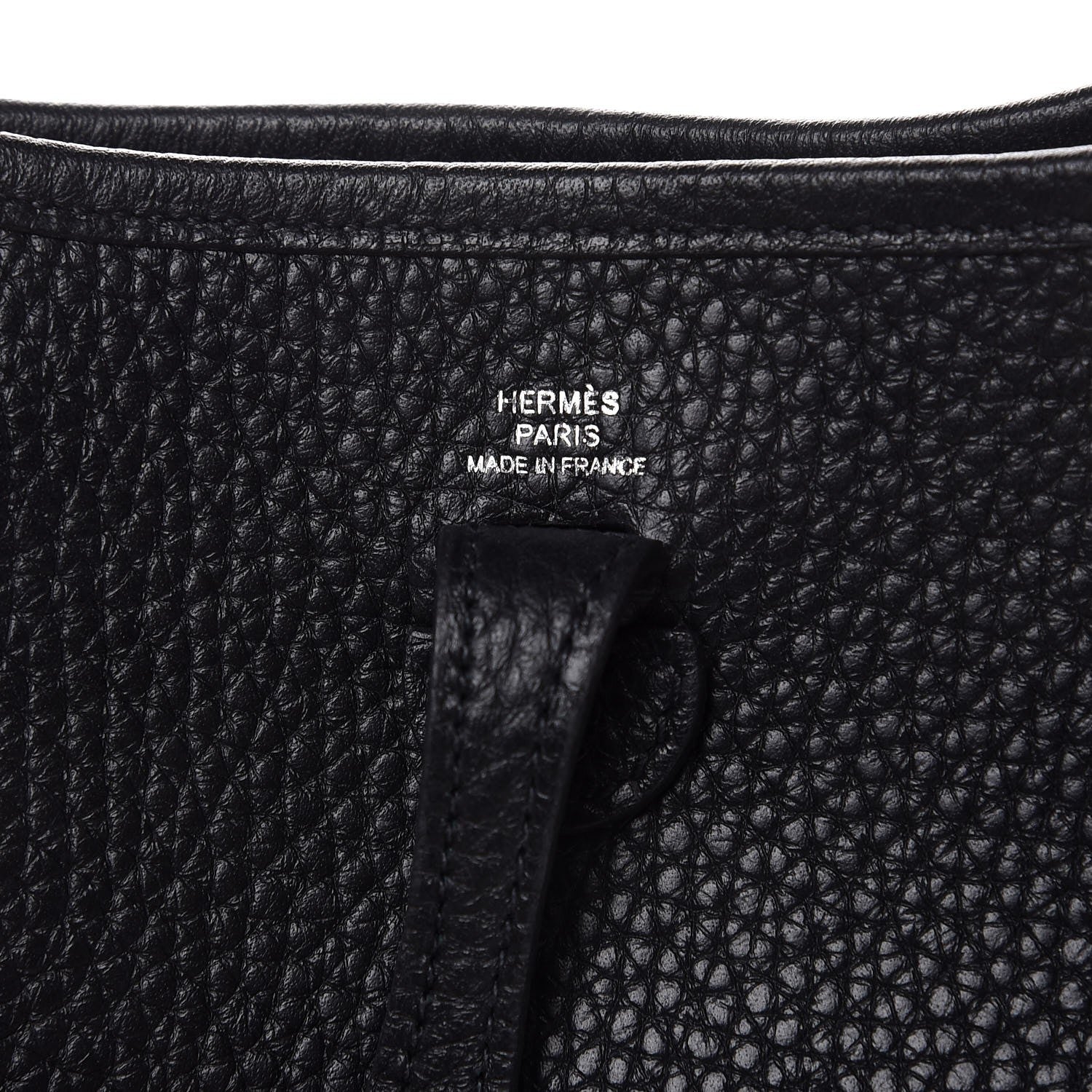 Hermes Taurillon Clemence Evelyne TPM Black 6 of 8