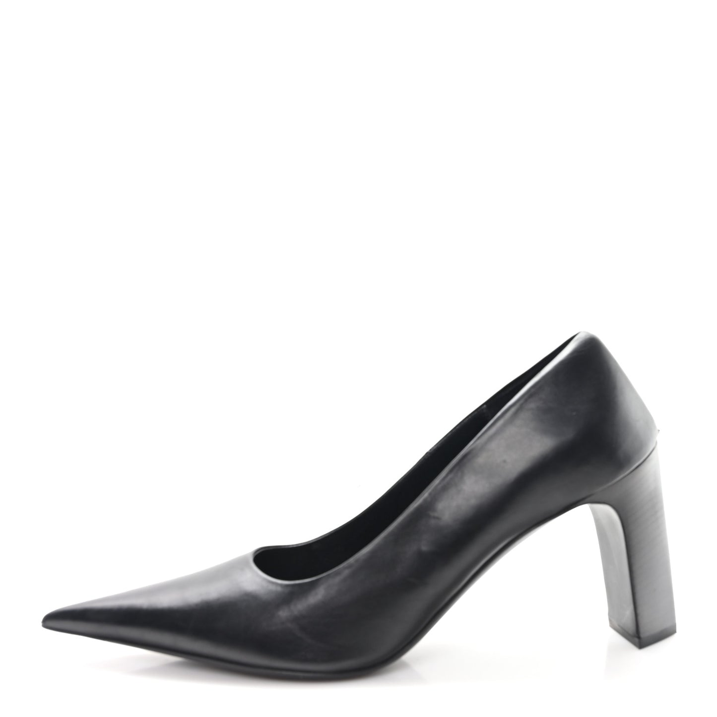 Calfskin Blade Knife Pumps 37 Black