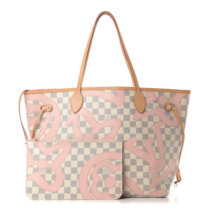 Louis Vuitton Damier Azur Tahitienne Neverfull MM 1 of 15