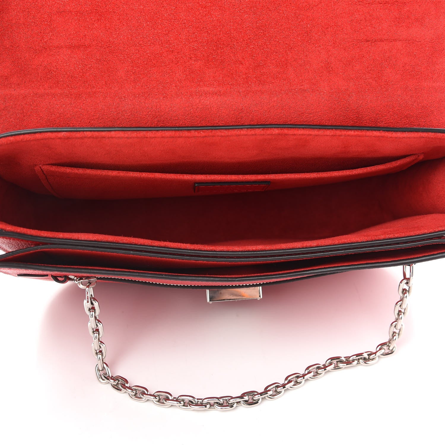 Louis Vuitton Calfskin Monogram Very Messenger Rubis Red 5 of 9