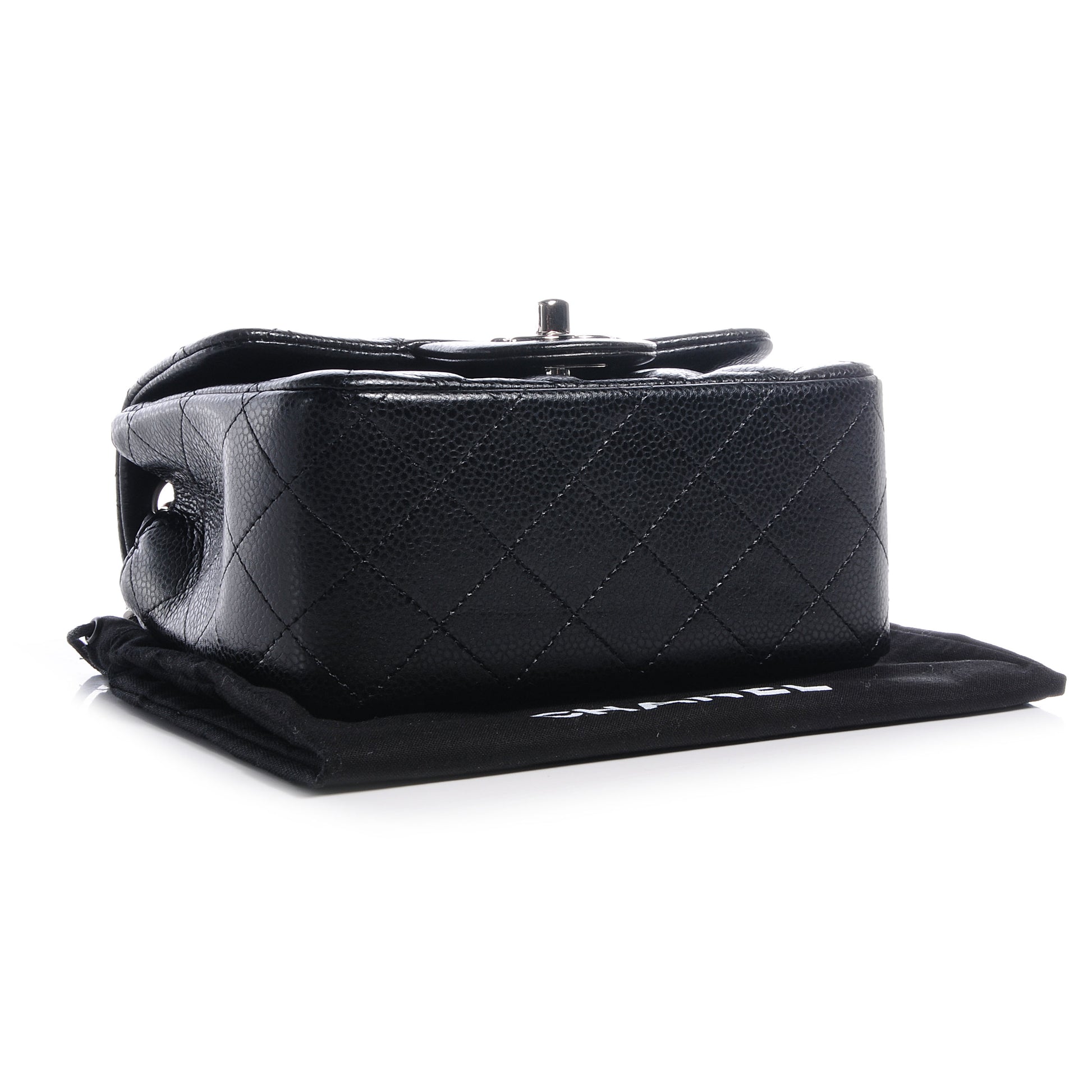 Chanel Caviar Quilted Mini Square Flap Bag Black 4 of 8