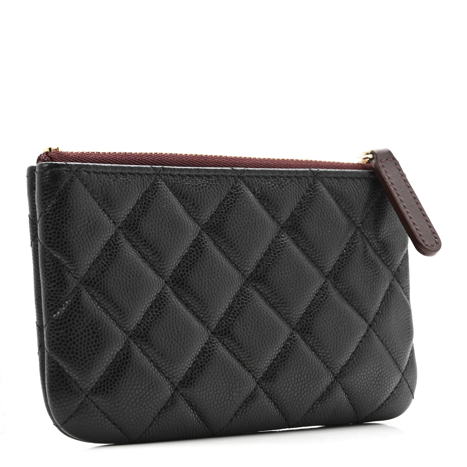Chanel Caviar Quilted Small Cosmetic Case Black 3 of 10