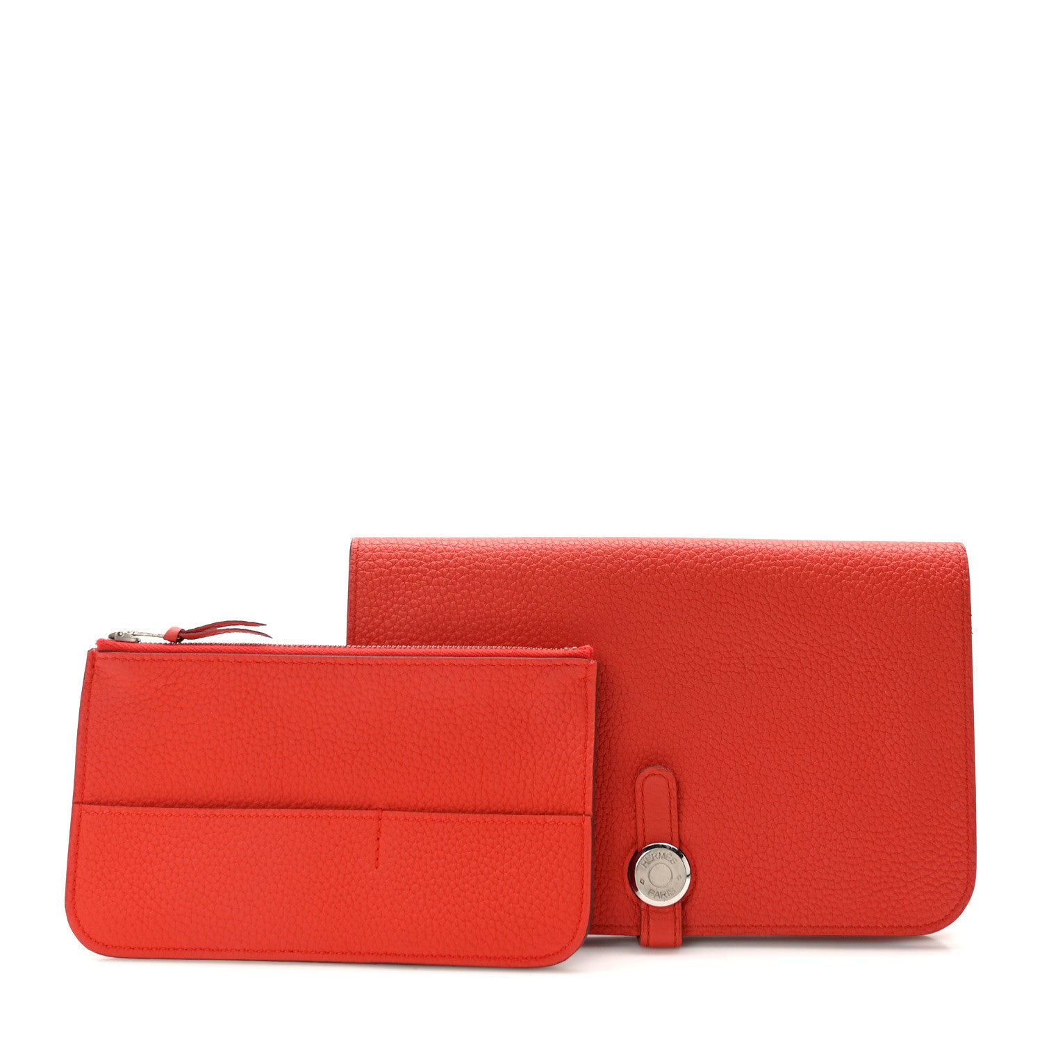 Hermes Togo Dogon Duo Wallet Capucine 3 of 15
