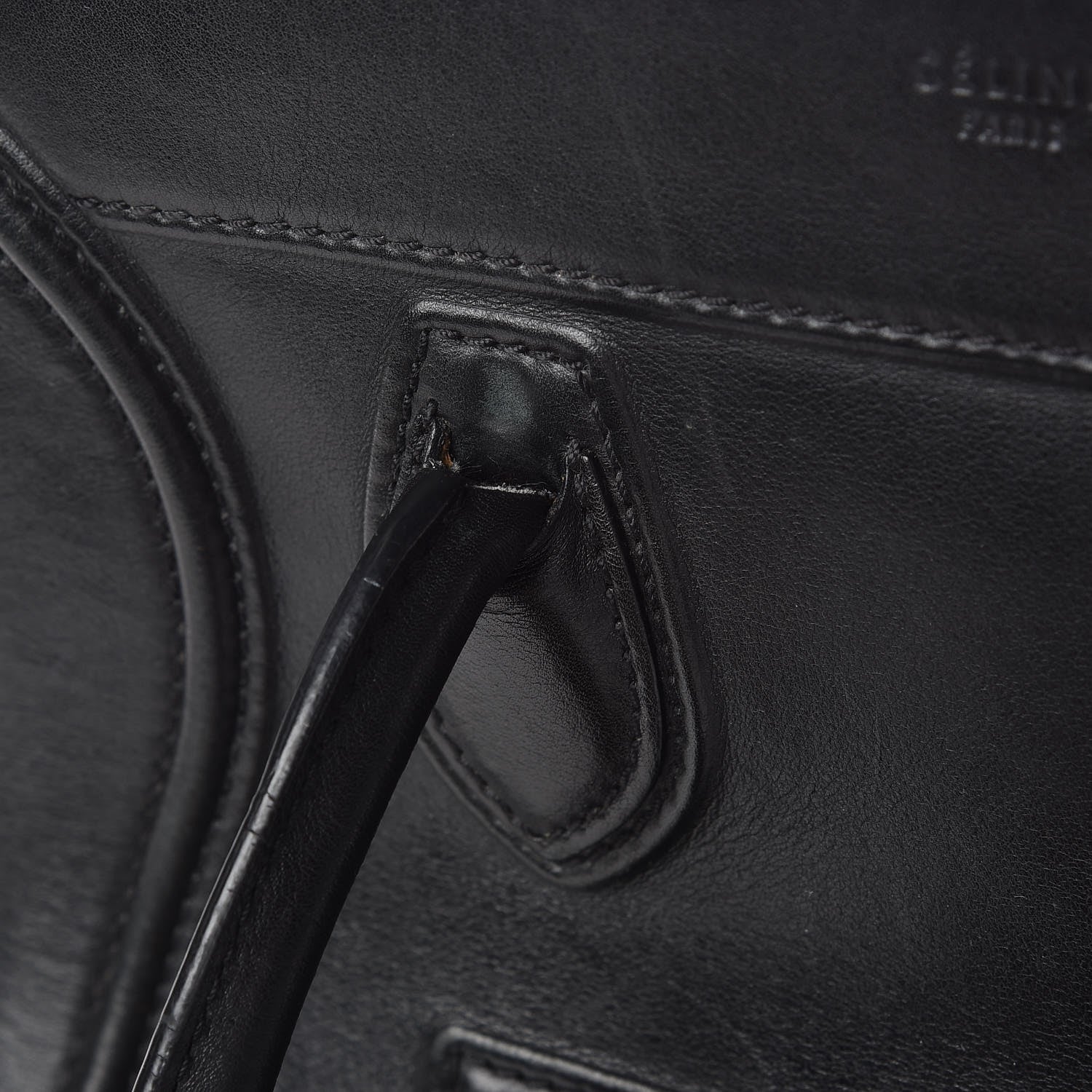 Celine Smooth Calfskin Medium Phantom Luggage Black 12 of 29