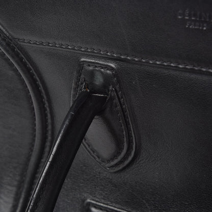 Celine Smooth Calfskin Medium Phantom Luggage Black 12 of 29