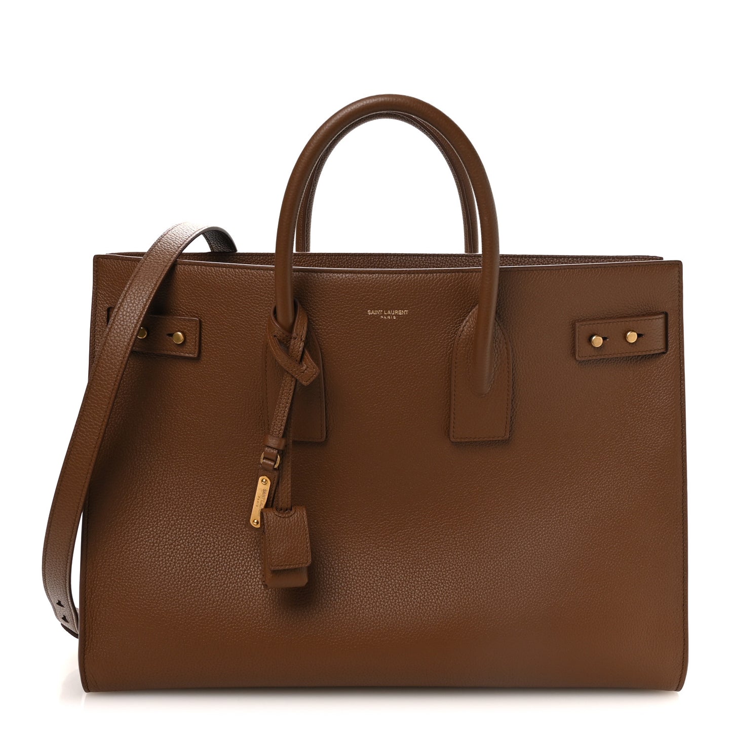 Grained Calfskin Large Souple Sac De Jour Cinnamon