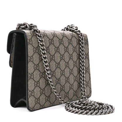 Gucci GG Supreme Monogram Mini Dionysus Shoulder Bag Black 3 of 12