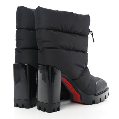 Christian Louboutin Fabric Oriona Lug 100 Boots 40 Black 4 of 7