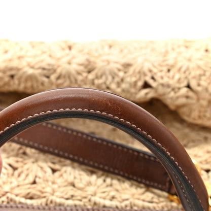 Dolce & Gabbana Woven Raffia Miss Sicily Satchel 10 of 14