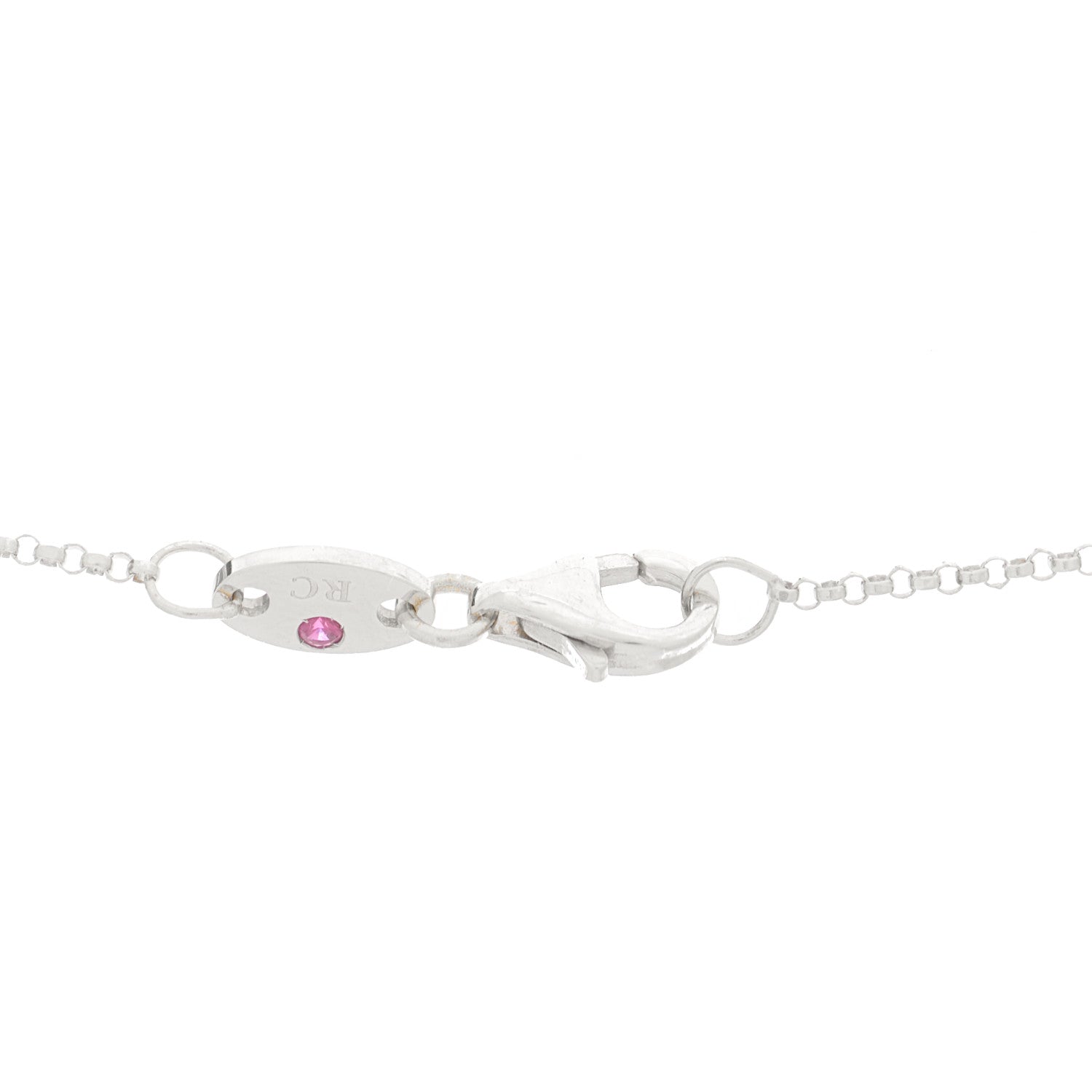Roberto Coin 18K White Gold Diamond Barocco Pendant Necklace 4 of 5