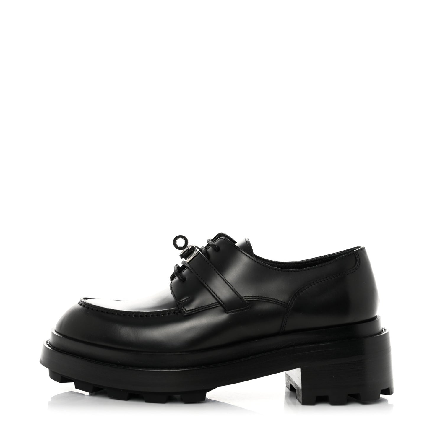 Glossed Calfskin First Oxford 35.5 Black