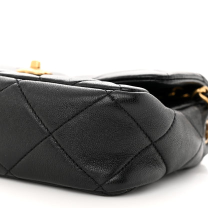 Chanel Lambskin Plexiglass Quilted Coco Love Flap Black 10 of 12