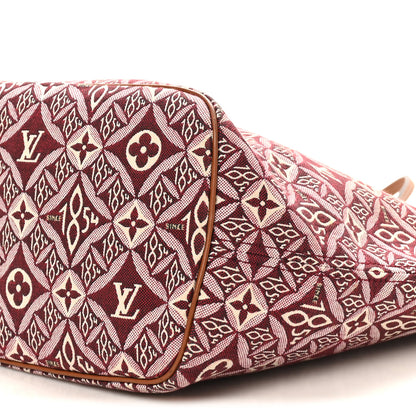 Louis Vuitton Jacquard Since 1854 Neverfull MM Bordeaux 9 of 9