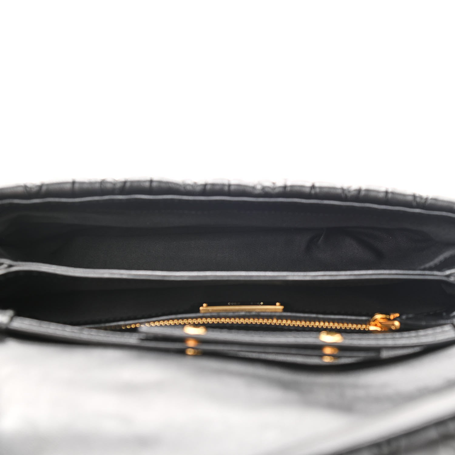 Miu Miu Nappa Matelasse Flap Clutch Black 5 of 9