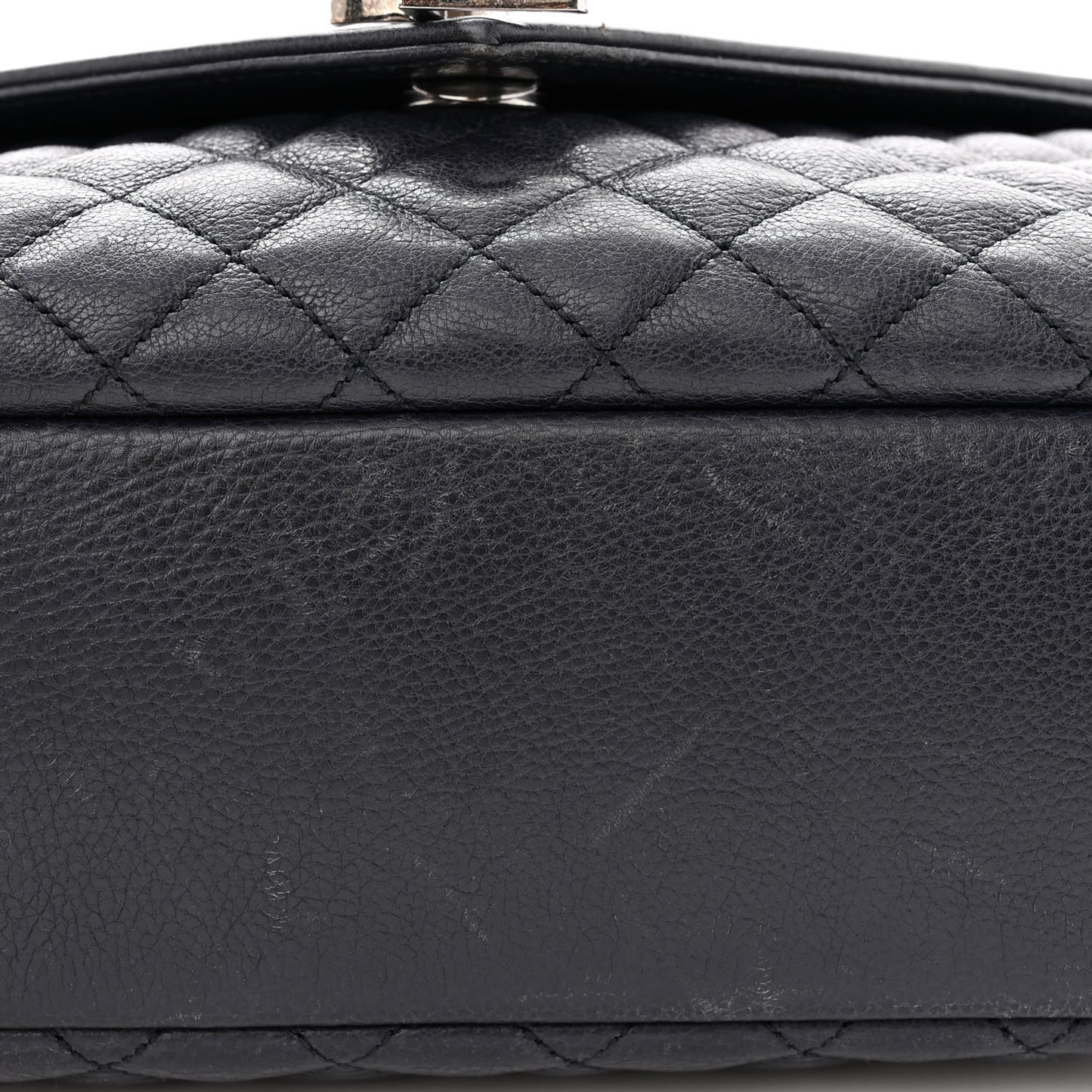 SAINT LAURENT Calfskin Mixed Matelasse Triquilt Large Monogram Envelope Satchel Deep Marine