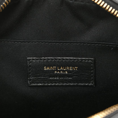 Saint Laurent Calfskin Matelasse Monogram Lou Camera Bag Black 6 of 8