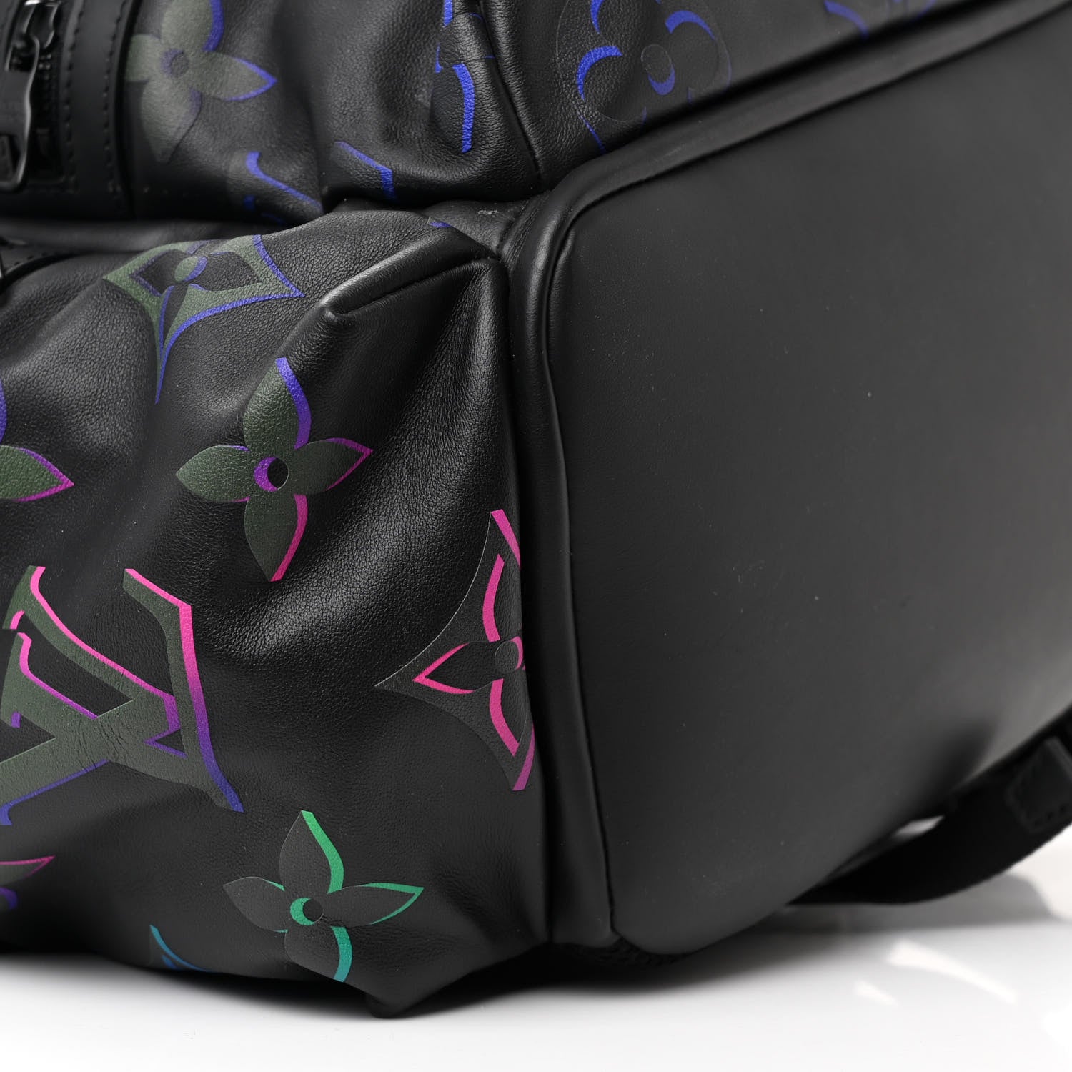 Louis Vuitton Calfskin Monogram Spotlight Comet Backpack Black Borealis 8 of 10