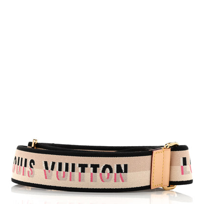Louis Vuitton Jacquard Speedy Bandouliere 20 Shoulder Strap Black 2 of 3