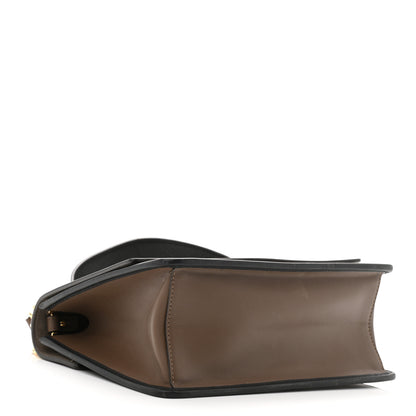 Fendi Vitello Century F is Fendi Bi-Color FF 1974 Embossed Kan I Shoulder Bag Maya Black 4 of 11