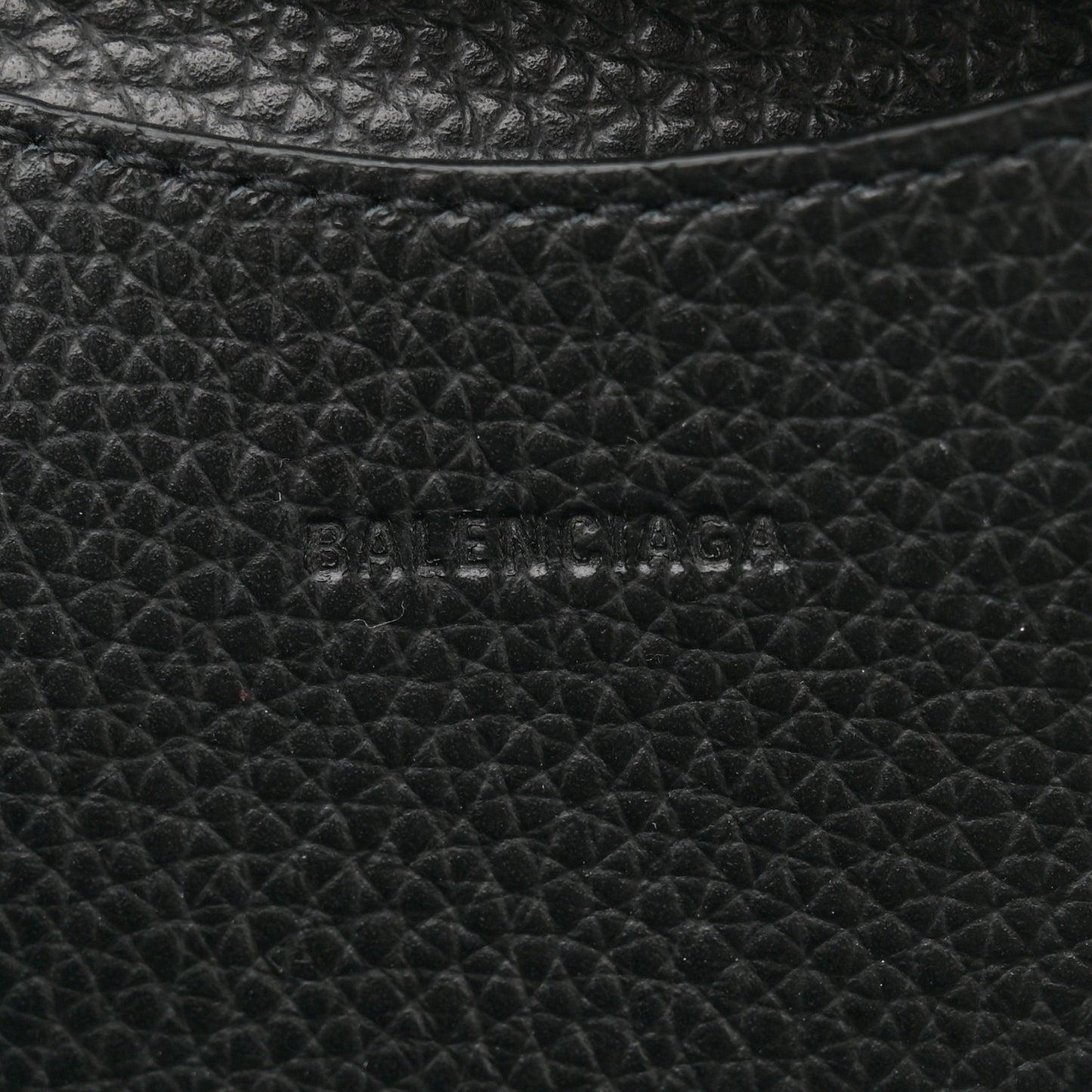 Grained Calfskin Neo Classic Black Hardware Mini City Black