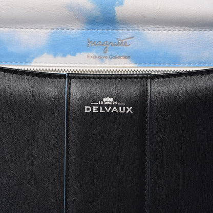 Delvaux Box Calfskin Ribbons Dans Les Nuages MM Brillant Satchel Black 8 of 12