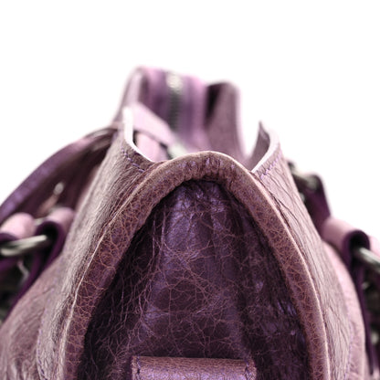Balenciaga Agneau Classic Hardware City Metallic Purple 12 of 12