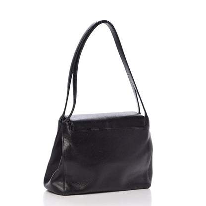 Chanel Caviar Flap Shoulder Bag Black 3 of 17