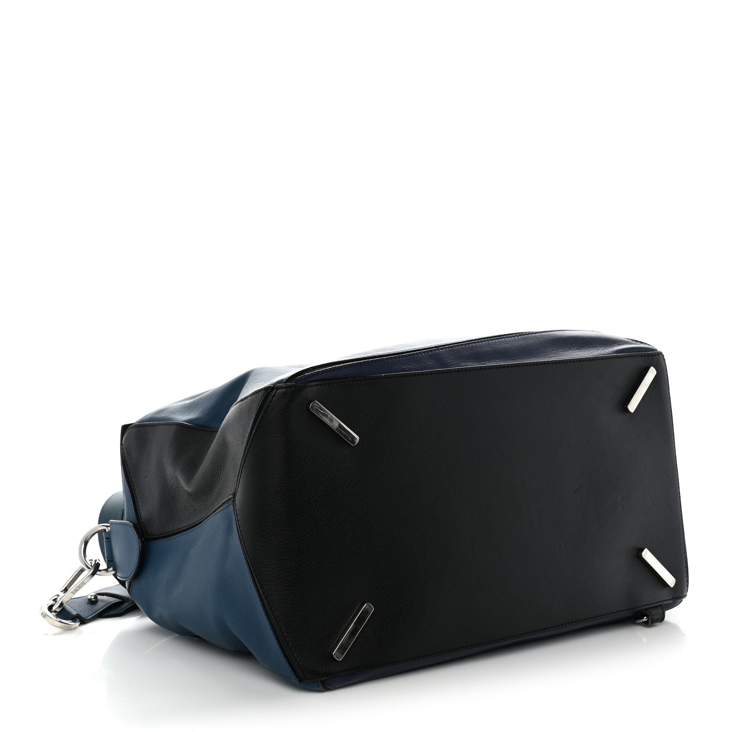 Loewe Calfskin XL Puzzle Bag Blue Black 4 of 14