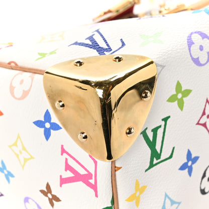 Louis Vuitton Monogram Multicolor Speedy 30 White 8 of 12