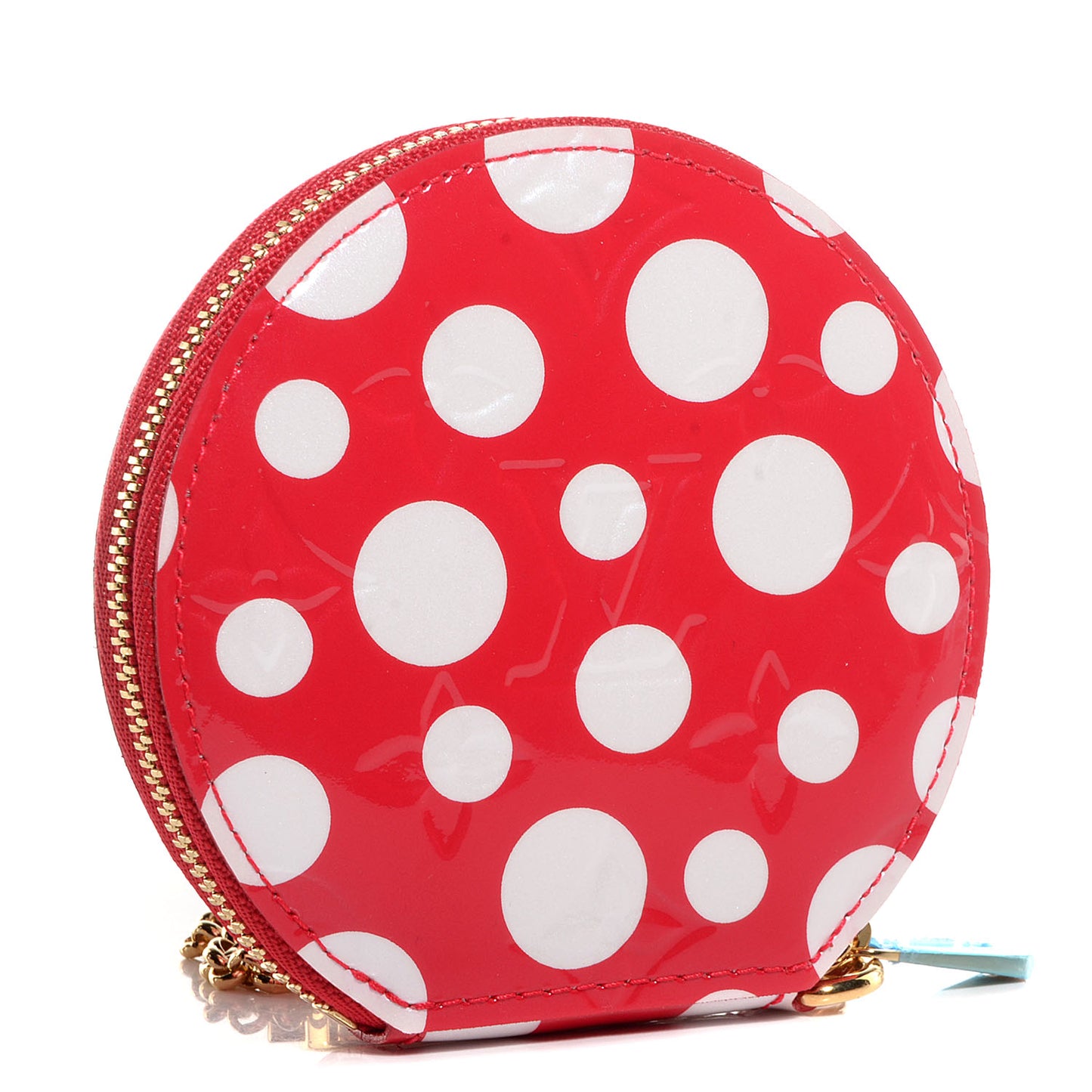 Vernis Kusama Infinity Dots Chapeau Coin Purse Red