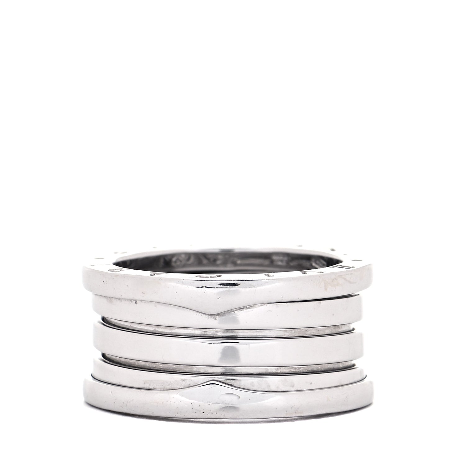 18K White Gold B.Zero1 Four-Band Ring 54 7
