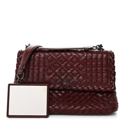 Bottega Veneta Nappa Intrecciato Stitched Small Olimpia Shoulder Bag Opera 3 of 11