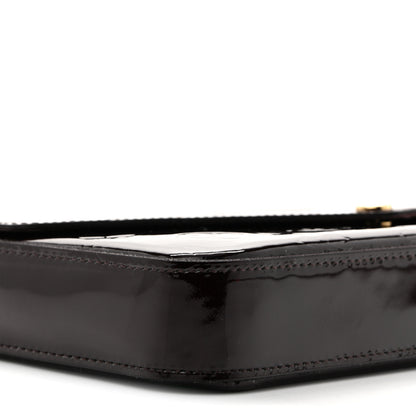 Louis Vuitton Vernis Pochette Felicie Chain Wallet Amarante 9 of 15